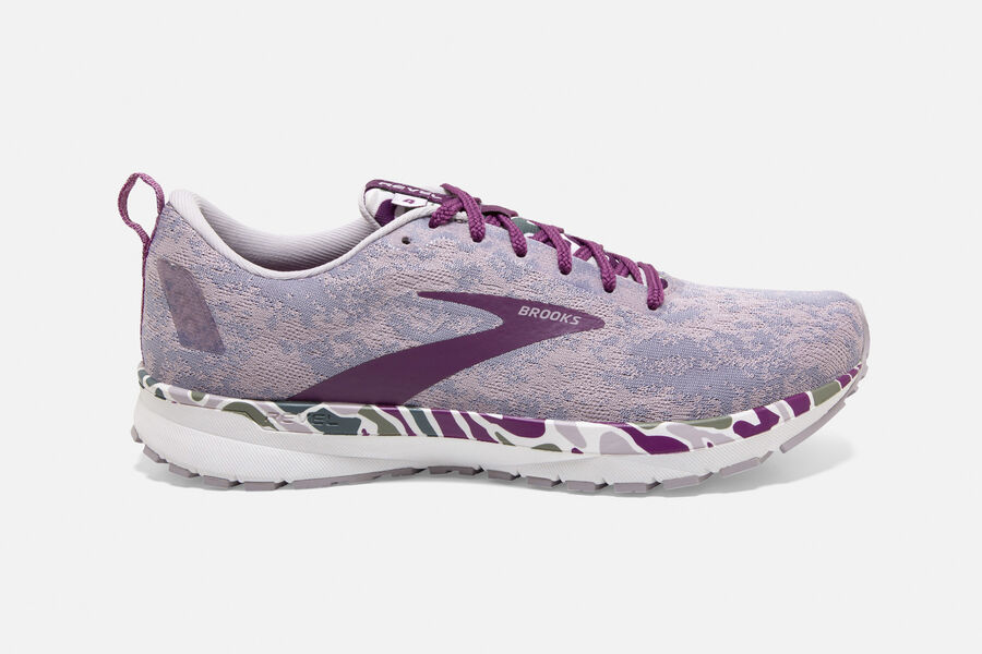 Brooks Revel 4 Road Running Shoes Womens Purple/White 276319-CAV